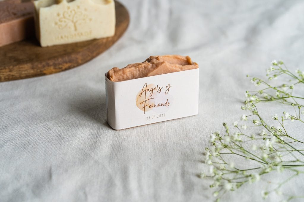 Jabones con etiquetas personalizadas
