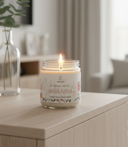 Vela aromática en vidrio